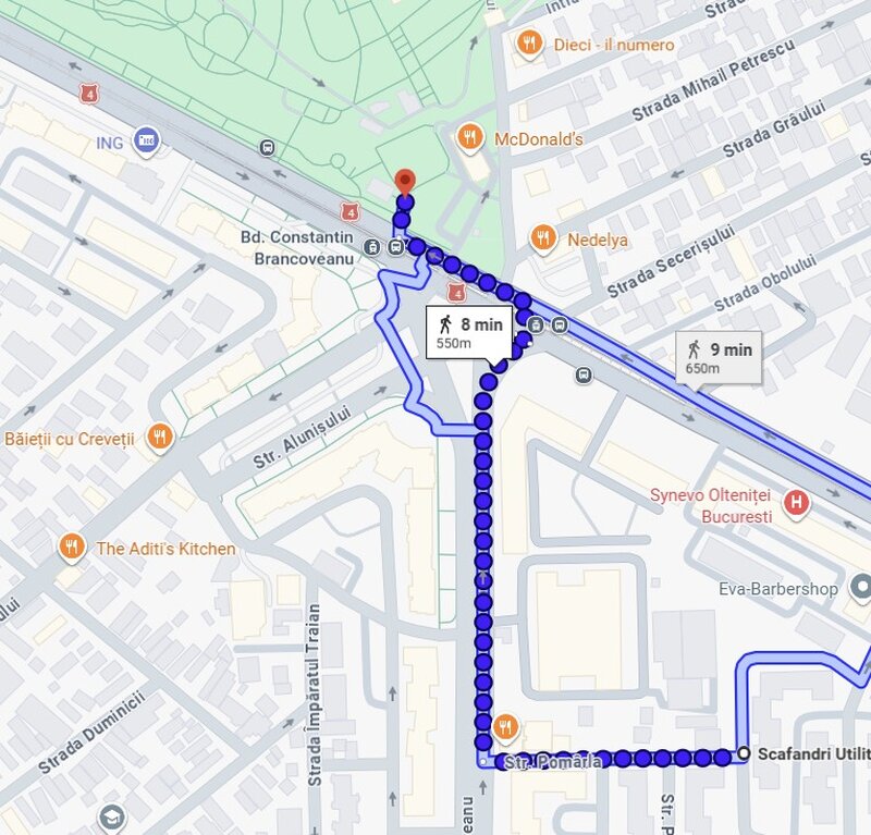 Metrou Brancoveanu, garsoniera 40 mp,